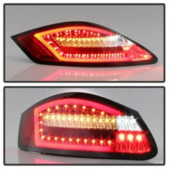SPYDER - Spyder Porsche 987 Cayman 06 - 08 / Boxster 05 - 08 LED Tail Lights - Red Clear ALT - YD - P98705 - LED - RC - Demon Performance