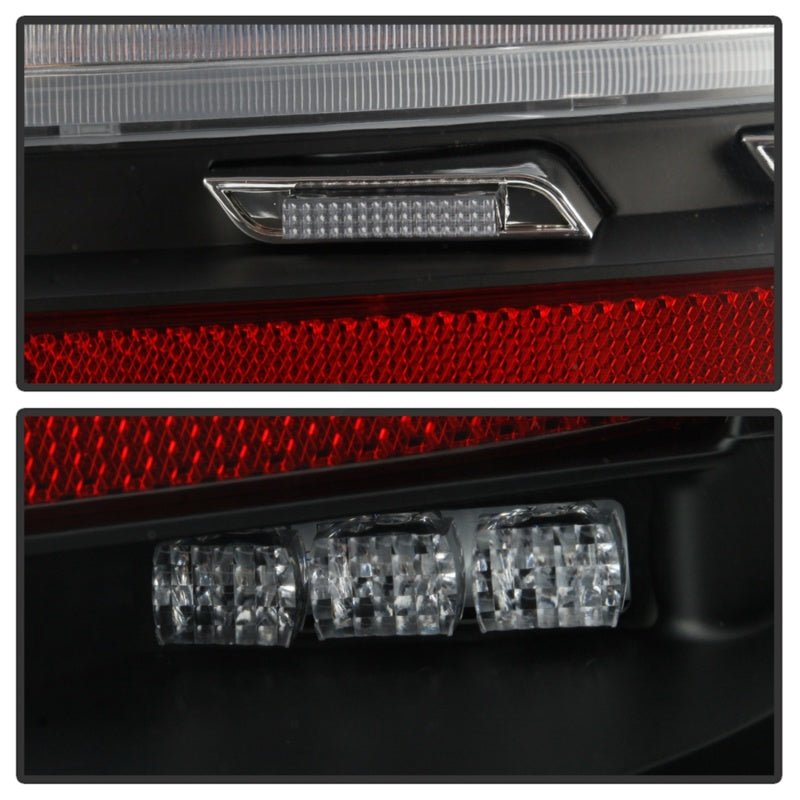 SPYDER - Spyder Porsche 987 Cayman 06 - 08 / Boxster 09 - 12 LED Tail Lights - Sequential Signal - Black - Demon Performance