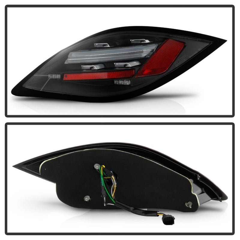 SPYDER - Spyder Porsche 987 Cayman 06 - 08 / Boxster 09 - 12 LED Tail Lights - Sequential Signal - Black - Demon Performance