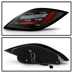 SPYDER - Spyder Porsche 987 Cayman 06 - 08 / Boxster 09 - 12 LED Tail Lights - Sequential Signal - Black - Demon Performance