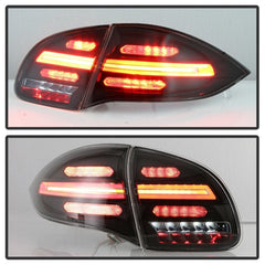 SPYDER - Spyder Porsche Cayenne 958 11 - 14 LED Tail Lights - Sequential Signal - Black - Demon Performance