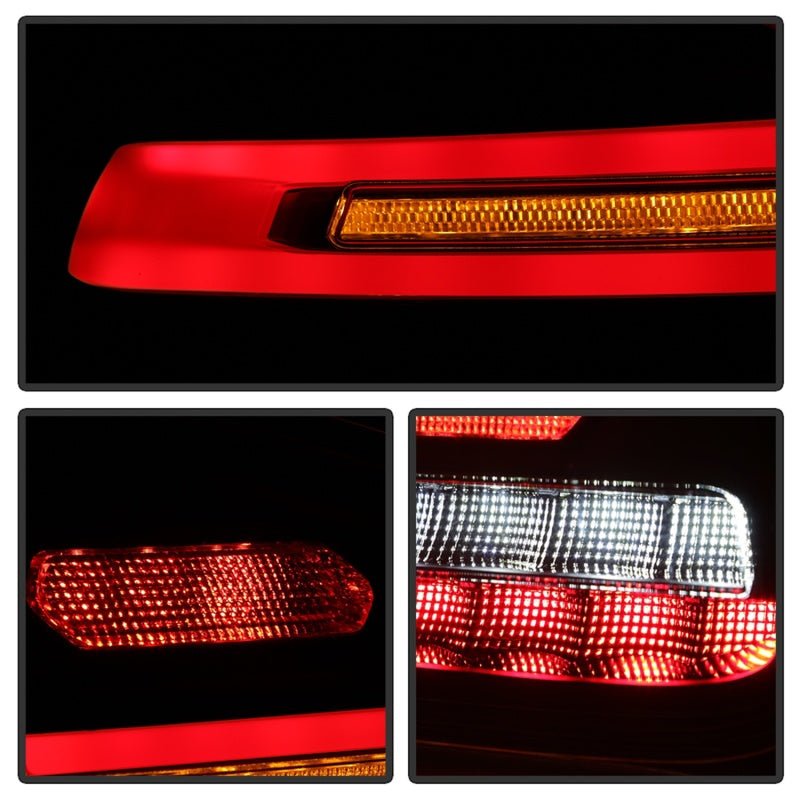 SPYDER - Spyder Porsche Cayenne 958 11 - 14 LED Tail Lights - Sequential Signal - Black - Demon Performance