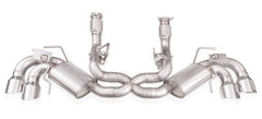 Stainless Works - Stainless Works 20 - 21 Chevrolet Corvette C8 6.2L Redline Cat - Back Exhaust w/ Polished Tips - Demon Performance