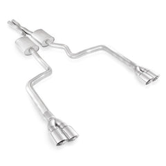 Stainless Works - Stainless Works 2008 - 14 Challenger 3in Catback X - Pipe Chambered Mufflers 3 - 1/2in Tips - Demon Performance