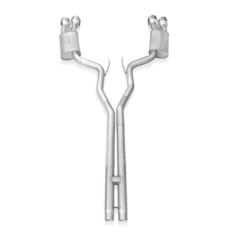 Stainless Works - Stainless Works 2020 Ford GT500 Legend Catback H - Pipe Exhaust Factory Connect - Polished Tips - Demon Performance