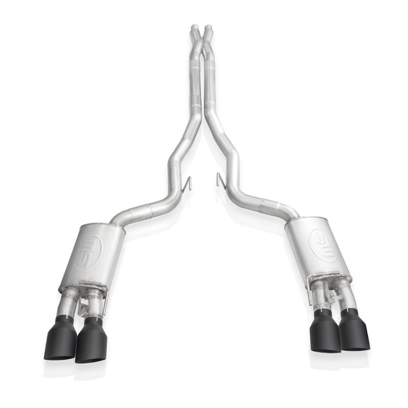 Stainless Works - Stainless Works 2020 Ford GT500 Redline Catback X - Pipe Exhaust Factory Connect - Black Tips - Demon Performance