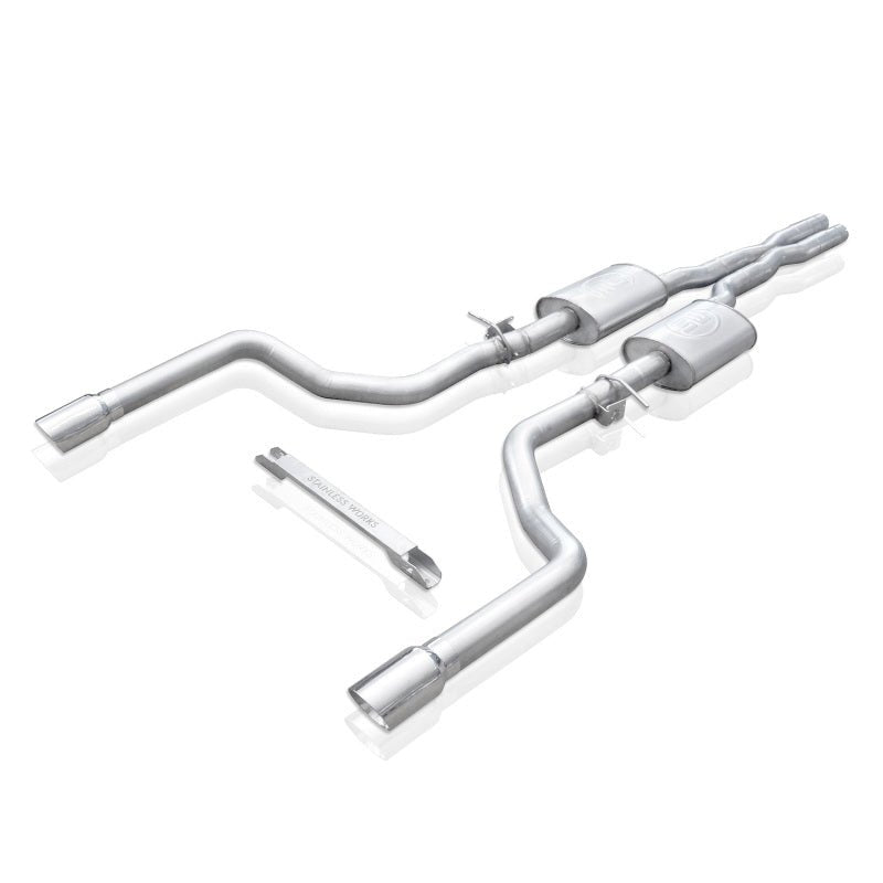 Stainless Works - Stainless Works Dodge Charger 2015 - 18 6.2L / 6.4L Hemi Factory Exhaust - Demon Performance