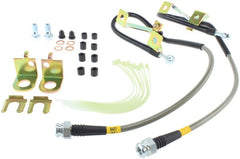 Stoptech - StopTech 01 - 02 Dodge Viper Front Stainless Steel Brake Lines - Demon Performance