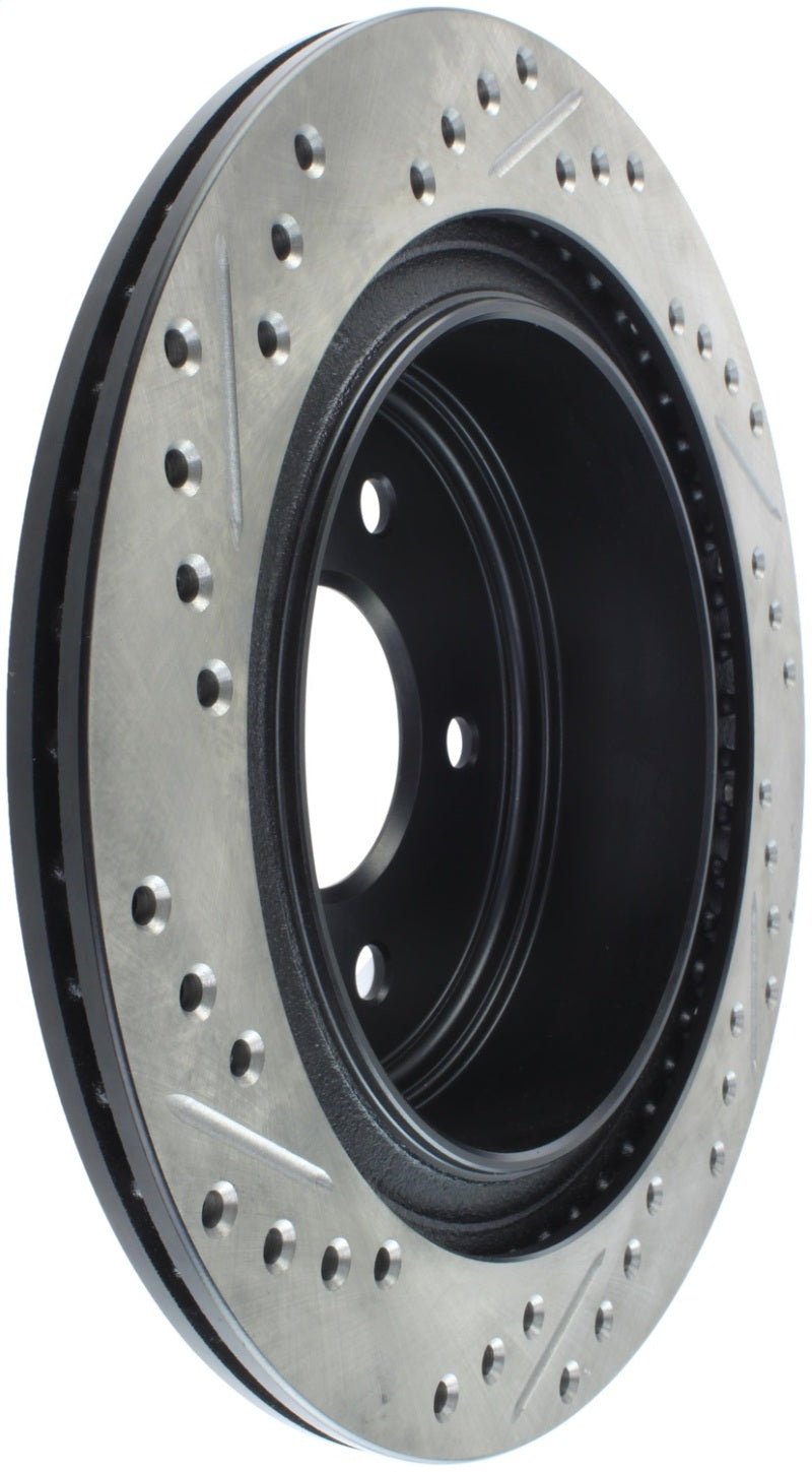 Stoptech - StopTech 03 - 05 350Z / 03 - 04 G35 / 03 - 05 G35X SportStop Slotted & Drilled Rear Left Rotor - Demon Performance
