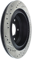 Stoptech - StopTech 03 - 05 350Z / 03 - 04 G35 / 03 - 05 G35X SportStop Slotted & Drilled Rear Left Rotor - Demon Performance