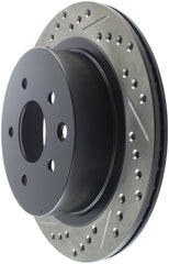 Stoptech - StopTech 03 - 05 350Z / 03 - 04 G35 / 03 - 05 G35X SportStop Slotted & Drilled Rear Right Rotor - Demon Performance