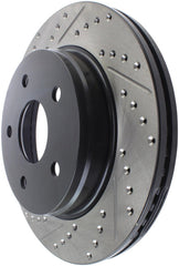 Stoptech - StopTech 04 - 06 Dodge Durango / 02 - 10 Ram 1500 (exc Mega Cab) Front Right Slotted & Drilled Rotor - Demon Performance