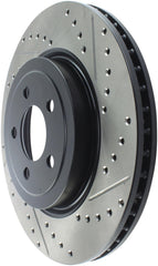 Stoptech - StopTech 05 - 09 Chrysler 300 (5.7L V8 exc SRT - 8) Front Left Slotted & Drilled Rotor - Demon Performance