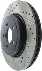 Stoptech - StopTech 05 - 09 Chrysler 300 (5.7L V8 exc SRT - 8) Front Right Slotted & Drilled Rotor - Demon Performance