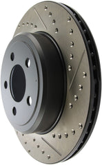 Stoptech - StopTech 05 - 09 Chrysler 300 (5.7L V8 exc SRT - 8) Rear Left Slotted & Drilled Rotor - Demon Performance