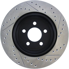 Stoptech - StopTech 05 - 09 Chrysler 300 (5.7L V8 exc SRT - 8) Rear Right Slotted & Drilled Rotor - Demon Performance