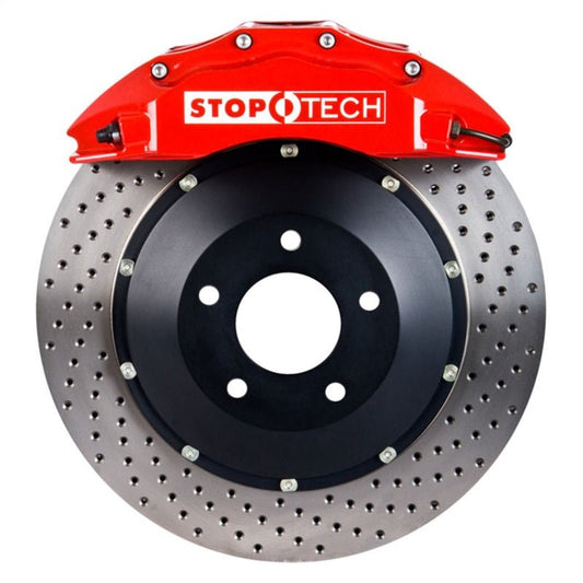 Stoptech - StopTech 05 - 10 Porsche 911 Carrera S (997) Front BBK ST - 60 Caliper Red / 2pc Drilled 380x32mm Rotor - Demon Performance