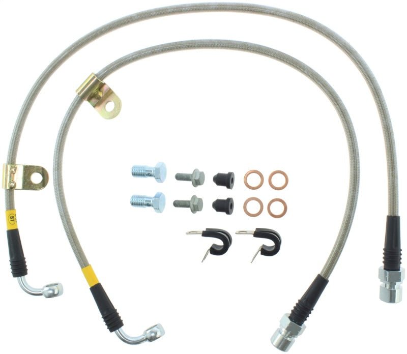 Stoptech - StopTech 05 Chrysler 300C 5.7L V8 w/ Vented Rear Disc Stainless Steel Front Brake Lines - Demon Performance