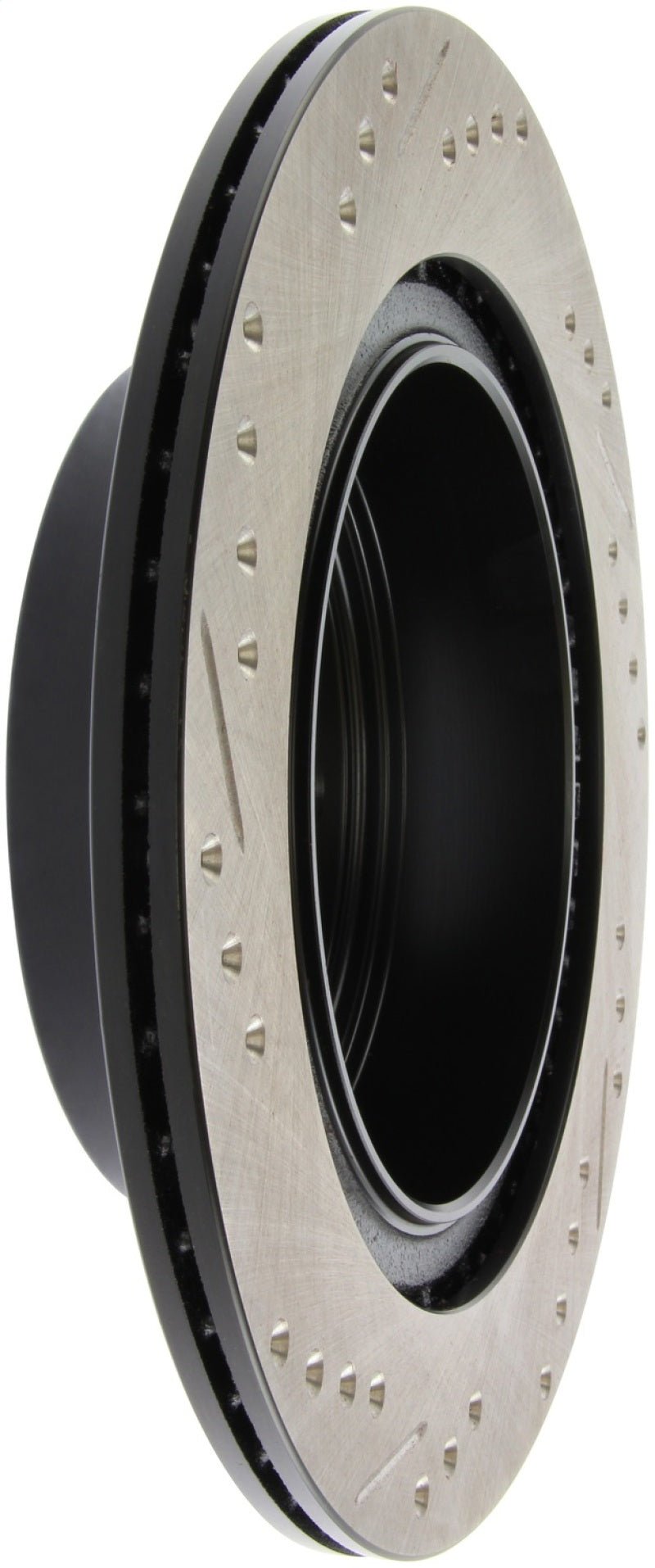 Stoptech - StopTech 06 - 07 350Z / 05 - 07 G35 / 06 - 07 G35X SportStop Slotted & Drilled Rear Left Rotor - Demon Performance