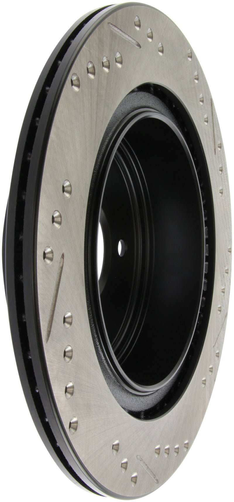 Stoptech - StopTech 06 - 07 350Z / 05 - 07 G35 / 06 - 07 G35X SportStop Slotted & Drilled Rear Right Rotor - Demon Performance