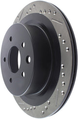 Stoptech - StopTech 06 - 07 350Z / 05 - 07 G35 / 06 - 07 G35X SportStop Slotted & Drilled Rear Right Rotor - Demon Performance