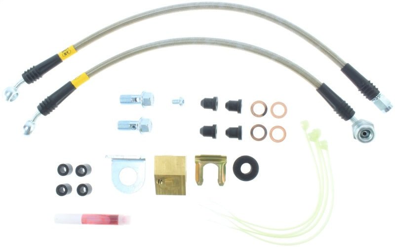 Stoptech - StopTech 06 - 10 Jeep Grand Cherokee (all) Stainless Steel Rear Brake Lines - Demon Performance