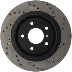 Stoptech - StopTech 08 - 09 Infiniti EX35 / 05 - 08 G35 / 09 G37 / 06 - 09 M35/M45 Drilled Right Front Rotor - Demon Performance