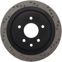 Stoptech - StopTech 08 - 09 Infiniti EX35 / 05 - 08 G35 / 09 G37 / 06 - 09 M35/M45 Drilled Right Rear Rotor - Demon Performance