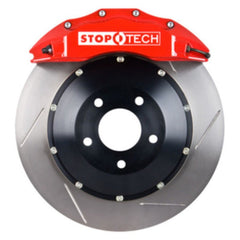 Stoptech - StopTech 09 - 10 Nissan 370Z Sport Model Only Front BBK w/ Red ST - 60 Calipers Slotted 355x32mm Rotors - Demon Performance