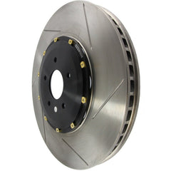 Stoptech - StopTech 09 - 11 Nissan GT - R Front Left Slotted Bare Iron 380x34mm Aero - Rotor Kit - Demon Performance