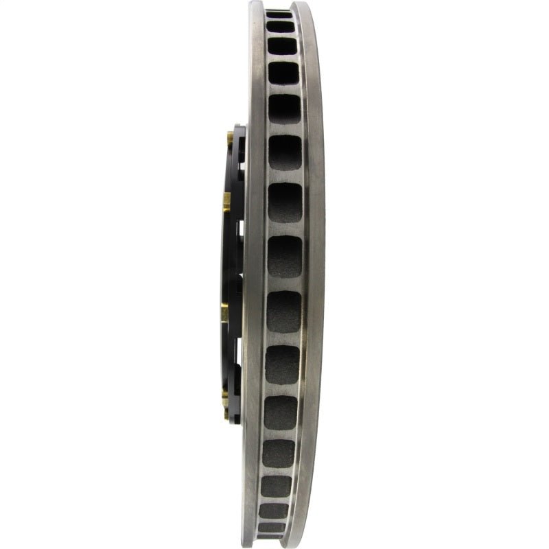 Stoptech - StopTech 09 - 11 Nissan GT - R Front Left Slotted Bare Iron 380x34mm Aero - Rotor Kit - Demon Performance