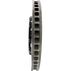 Stoptech - StopTech 09 - 11 Nissan GT - R Front Left Slotted Bare Iron 380x34mm Aero - Rotor Kit - Demon Performance