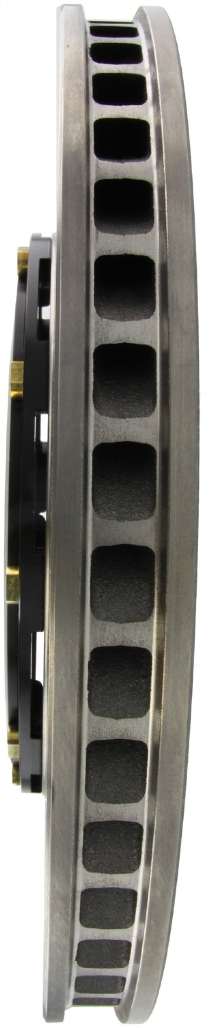 Stoptech - StopTech 09 - 11 Nissan GT - R Front Left Slotted Bare Iron 380x34mm Aero - Rotor Kit - Demon Performance