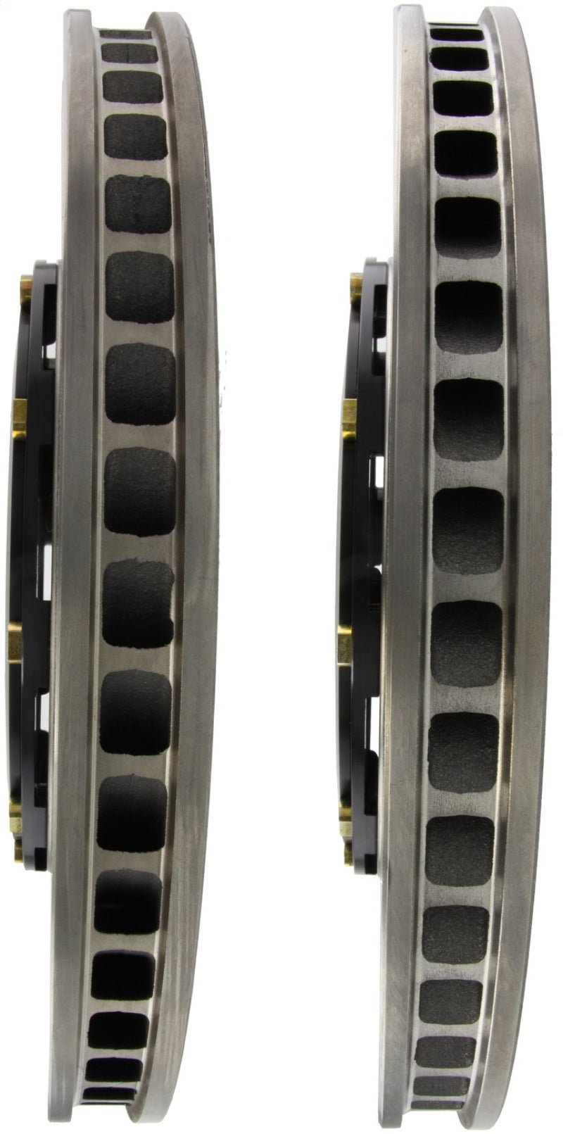 Stoptech - StopTech 09 - 11 Nissan GT - R Front Slotted Bare Iron 380x34mm Aero - Rotor Kit Pair - Demon Performance