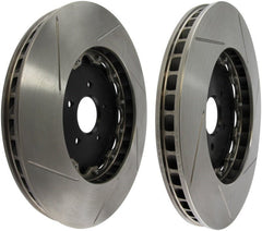 Stoptech - StopTech 09 - 11 Nissan GT - R Front Slotted Bare Iron 380x34mm Aero - Rotor Kit Pair - Demon Performance