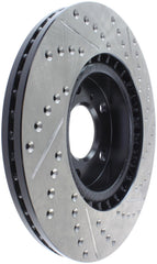 Stoptech - StopTech 1/02 - 05 Infiniti G35 (alloy disc) / 6/02 - 05 Nissan 350Z Slotted & Drilled Right Front Rotor - Demon Performance