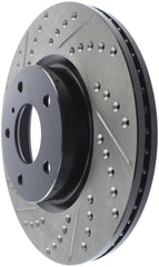 Stoptech - StopTech 1/02 - 05 Infiniti G35 (alloy disc) / 6/02 - 05 Nissan 350Z Slotted & Drilled Right Front Rotor - Demon Performance