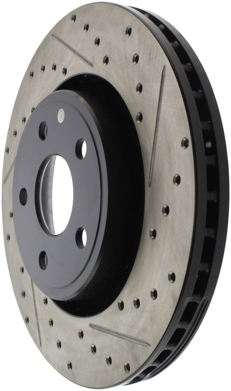 Stoptech - StopTech 11 - 12 Dodge Durango Sport Drilled & Slotted Front Driver - Side Brake Rotor - Demon Performance