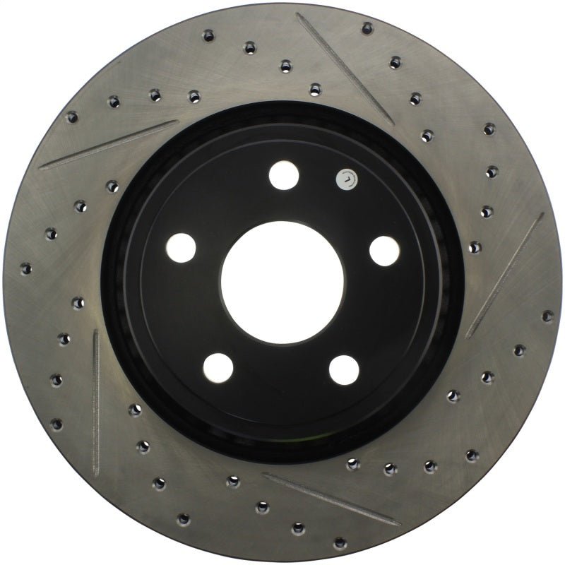 Stoptech - StopTech 11 - 12 Dodge Durango Sport Drilled & Slotted Front Driver - Side Brake Rotor - Demon Performance
