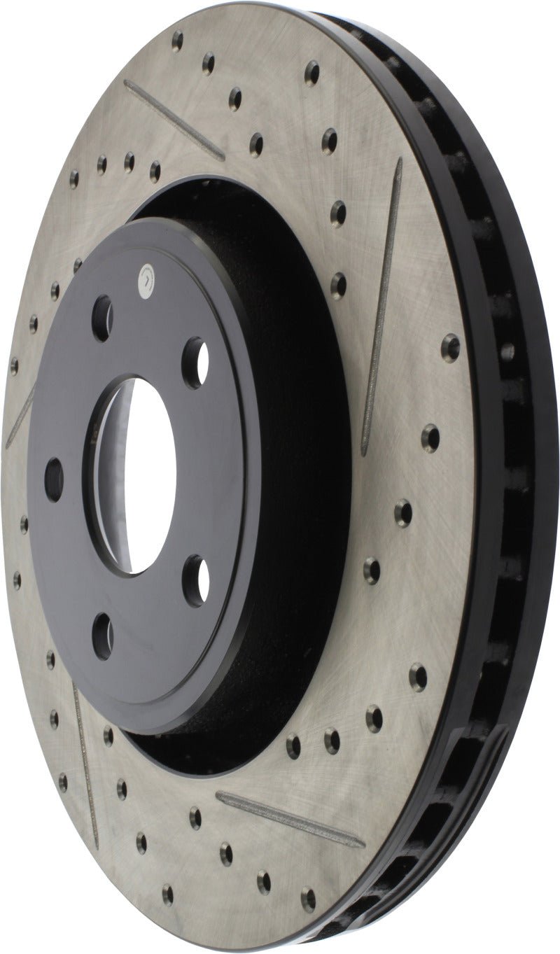 Stoptech - StopTech 11 - 12 Dodge Durango Sport Drilled & Slotted Front Driver - Side Brake Rotor - Demon Performance