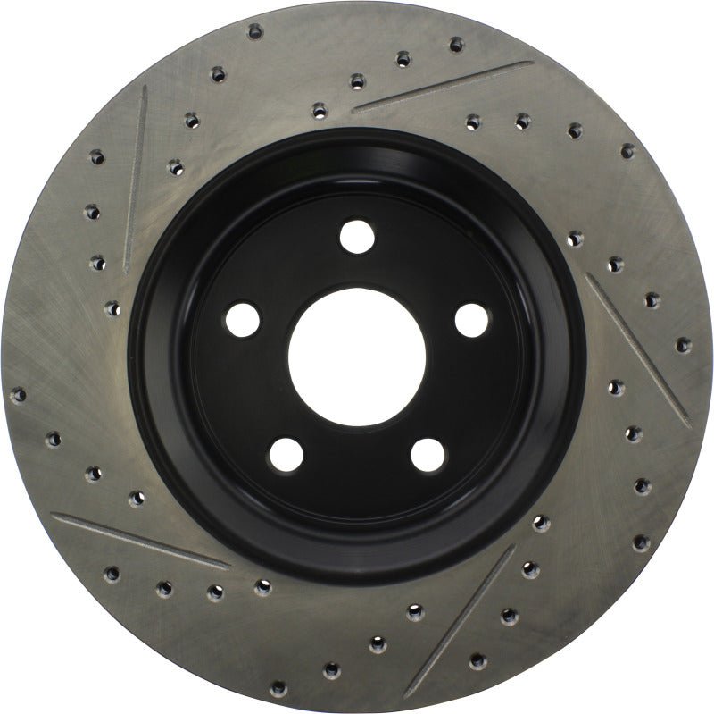 Stoptech - StopTech 11 - 12 Dodge Durango Sport Drilled & Slotted Front Driver - Side Brake Rotor - Demon Performance