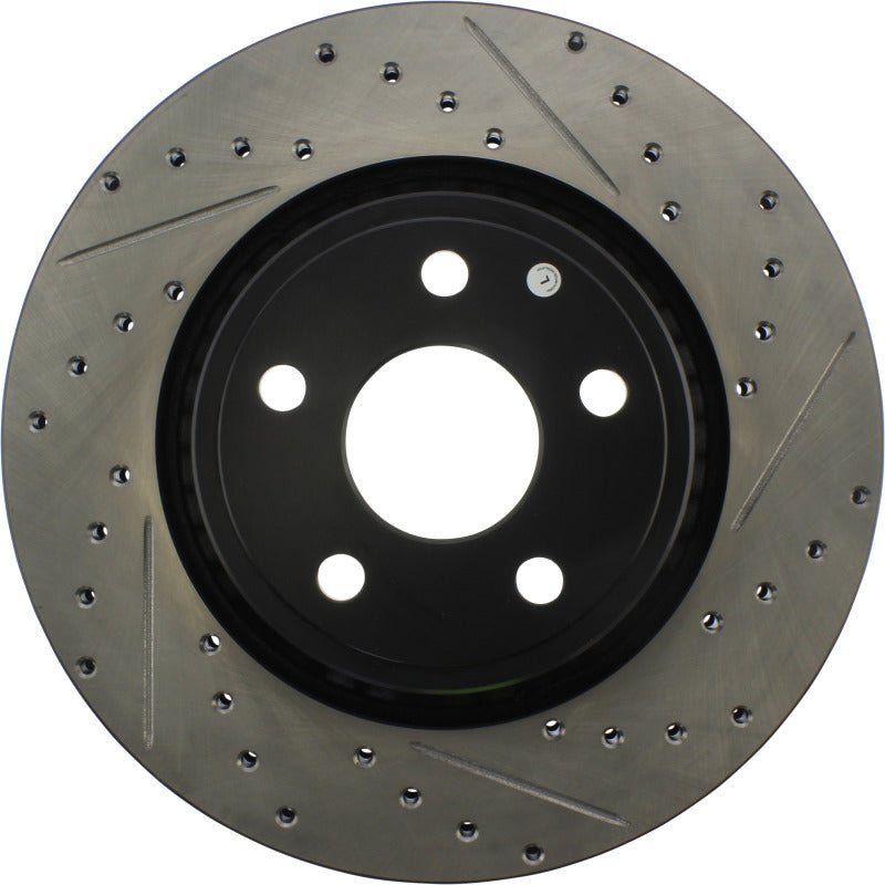 Stoptech - StopTech 11 - 12 Dodge Durango Sport Drilled & Slotted Front Passenger - Side Brake Rotor - Demon Performance