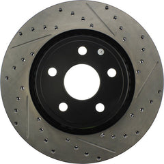 Stoptech - StopTech 11 - 12 Dodge Durango Sport Drilled & Slotted Front Passenger - Side Brake Rotor - Demon Performance