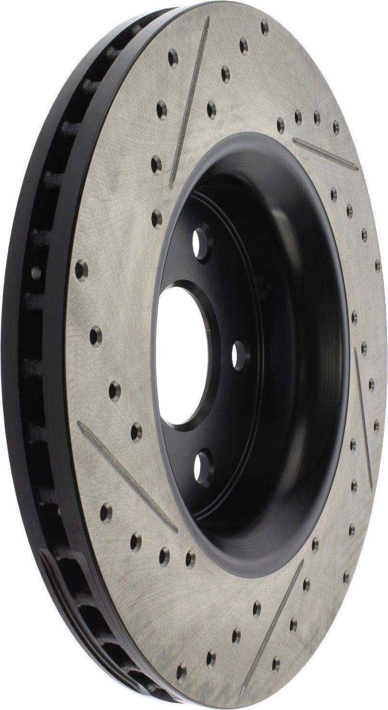 Stoptech - StopTech 11 - 12 Dodge Durango Sport Drilled & Slotted Front Passenger - Side Brake Rotor - Demon Performance