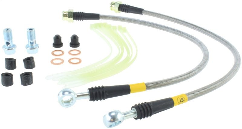 Stoptech - StopTech 11 - 14 Jeep Grand Cherokee (all) Stainless Steel Front Brake Lines - Demon Performance