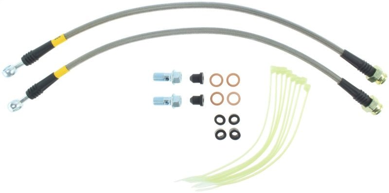 Stoptech - StopTech 11 - 14 Jeep Grand Cherokee (all) Stainless Steel Front Brake Lines - Demon Performance