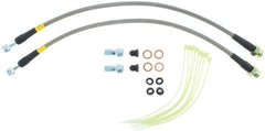 Stoptech - StopTech 11 - 14 Jeep Grand Cherokee (all) Stainless Steel Front Brake Lines - Demon Performance
