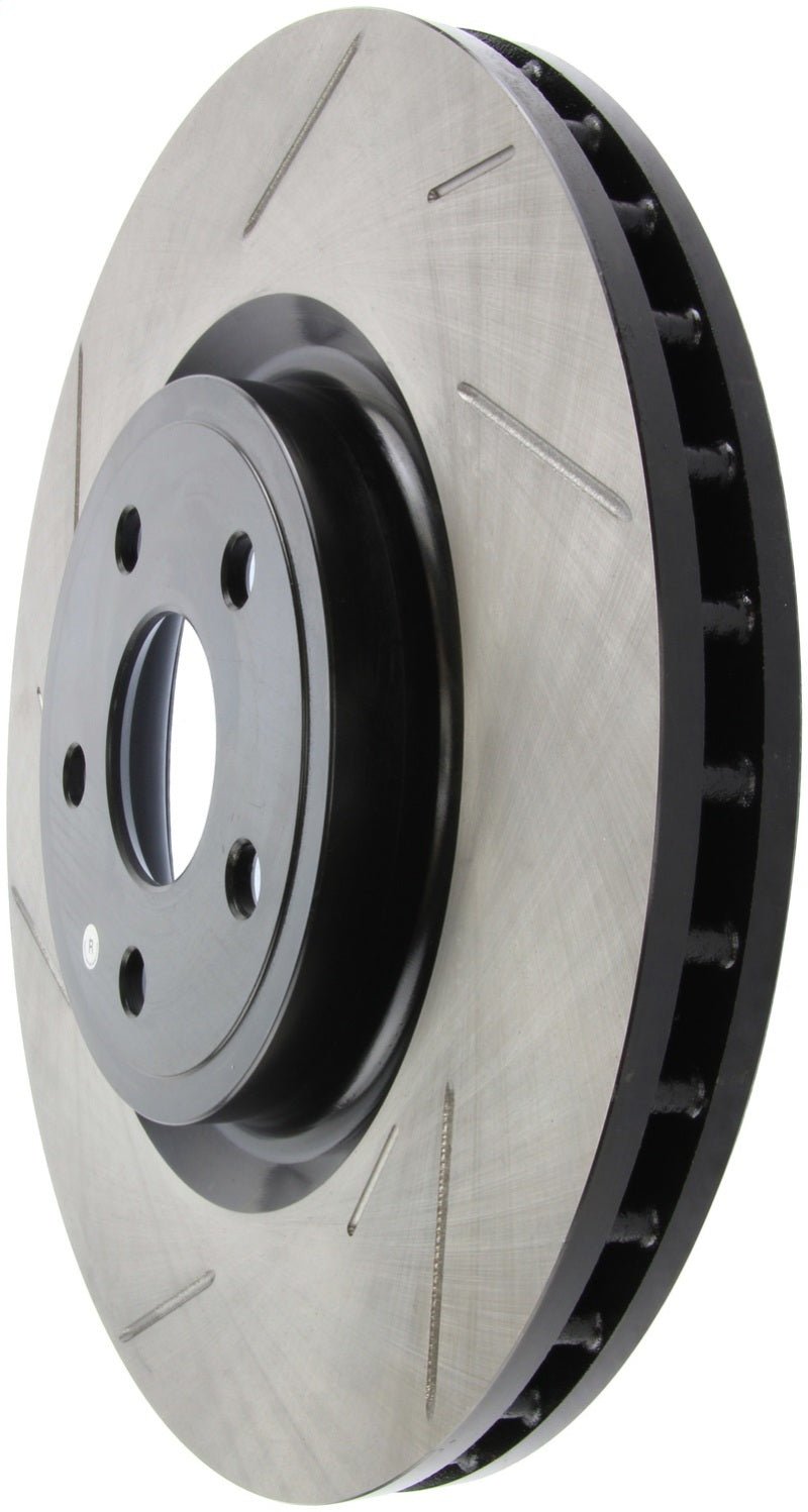 Stoptech - StopTech 12 - 13 Jeep SRT8 Front Right Slotted Sport Brake Rotor - Demon Performance