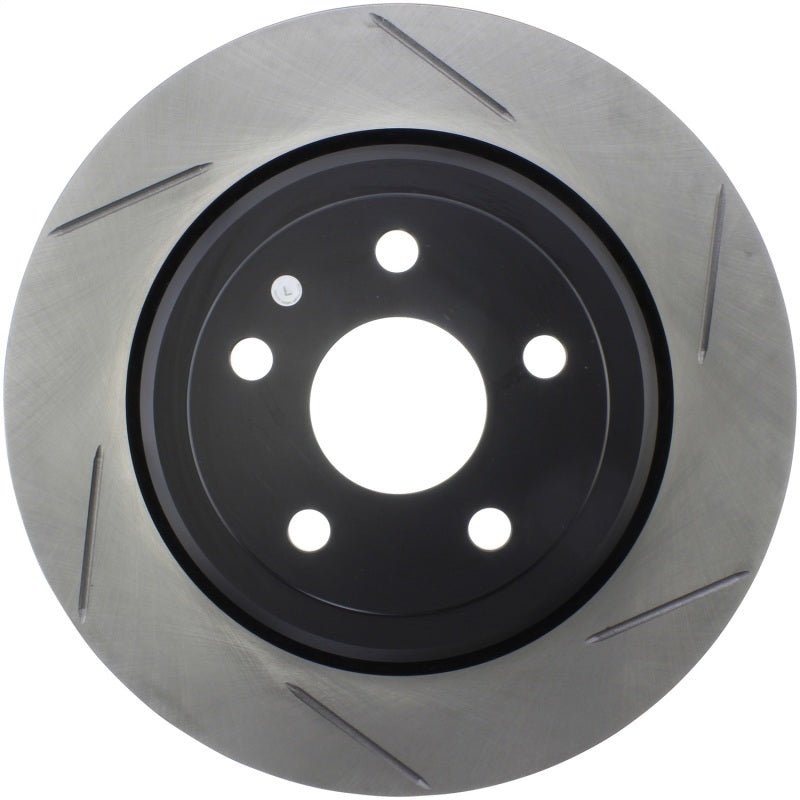 Stoptech - StopTech 12 - 13 Jeep SRT8 Rear Left Slotted Sport Brake Rotor - Demon Performance