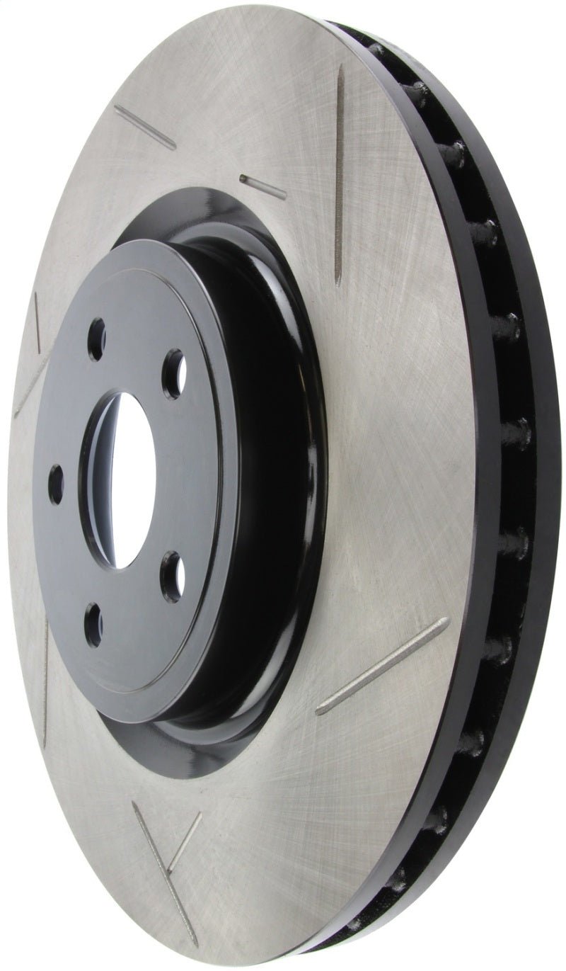 Stoptech - StopTech 12 - 18 Jeep Grand Cherokee SRT8 (380mm Front Disc) Front Left Slotted Sport Brake Rotor - Demon Performance